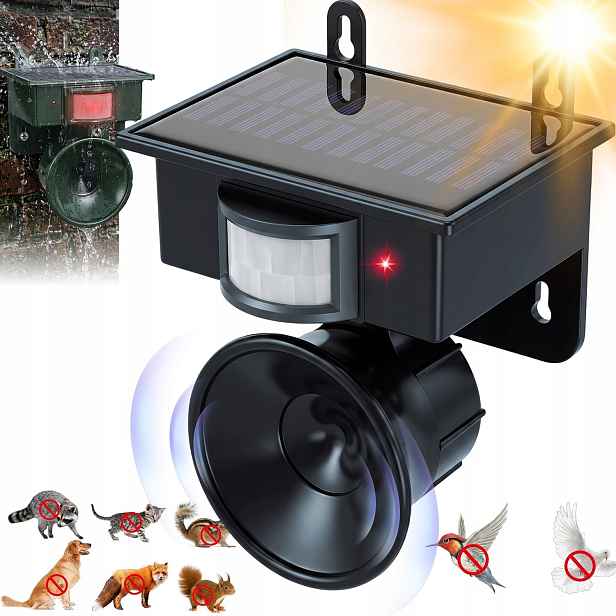 Ultrazvukový Odpuzovač Hlodavců Myší Marten Pest Repeller IP66