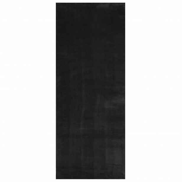 vidaXL Koberec HUARTE krátký vlas měkký a pratelný černý 80x200 cm