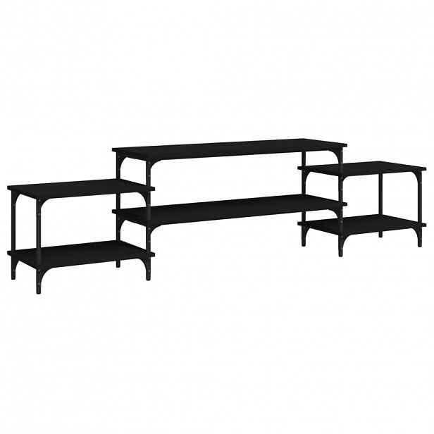 vidaXL TV skříňka černá 197 x 35 x 52 cm kompozitní dřevo