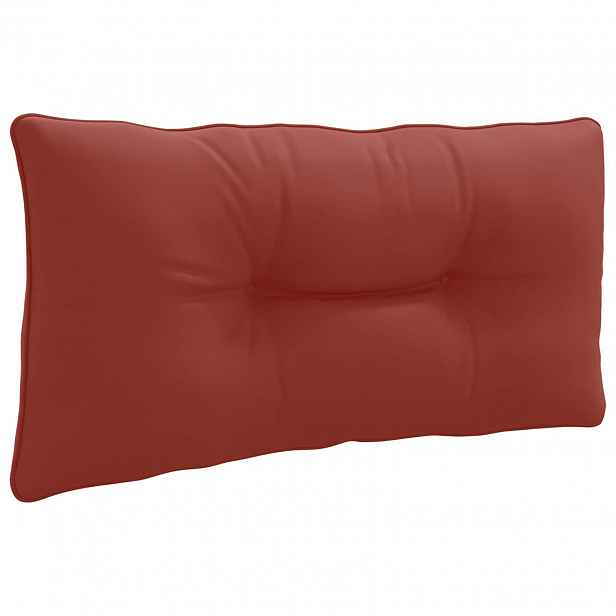 vidaXL Zádový polstr PUTTEN 100% polyester Červená 80 x 40 x 10 cm
