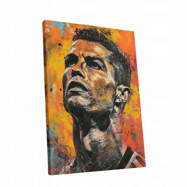 Obraz na plátně Cristiano Ronaldo CR7 do domu, pokoje, obýváku dárek 60x80 cm