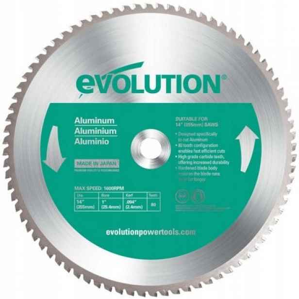Pila Tct na řezání hliníku Evolution 355 mm Kotouč