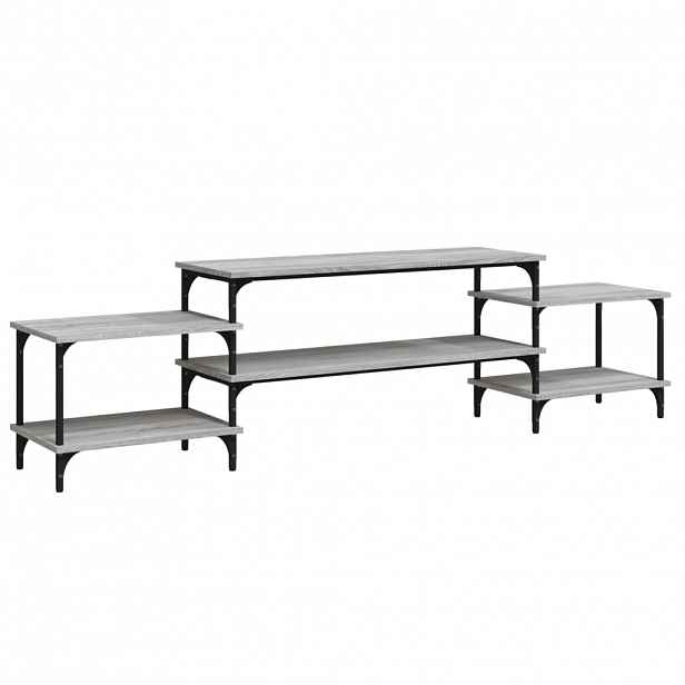 vidaXL TV skříňka šedá sonoma 197 x 35 x 52 cm kompozitní dřevo