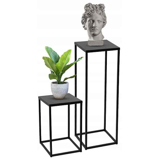 Držák Na Květináč Kovový Stojan Na Květiny Sada 40, 70 CM Polský Výrobek