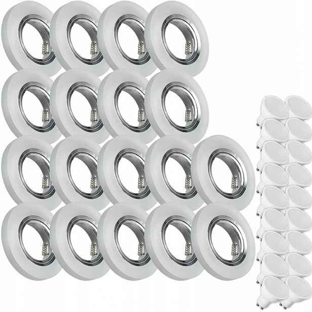 18X Skleněná Lampička Moderní Kulaté Svítidlo Silné Sklo 7W Led Žárovka