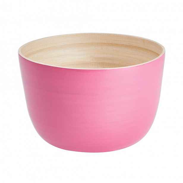 Butlers BAMBOO Bambusová miska 22 cm - růžová