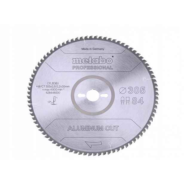 Metabo Kotoučová Pila 305X30mm 84 Zubů Kotouč Na Hliník