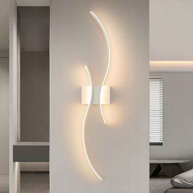 Moderní Led nástěnné svítidlo, bílé, 27W, 3000K – ideální do obývacího pokoje nebo na chodbu