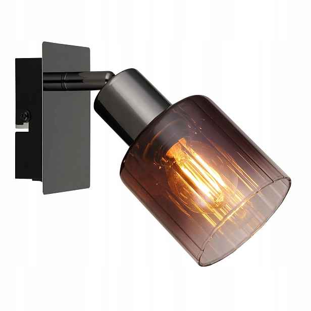 Reflektorová lampa Spot Pohyblivá Metal Černá E14 40W Satella Globo Lighting