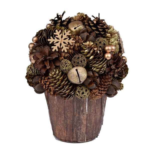 Vánoční dekorace (výška 21 cm) – Ego Dekor