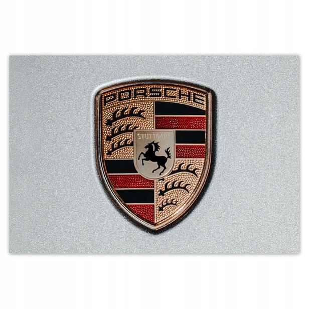 Fototapety 152x104 Známka Porsche Logo