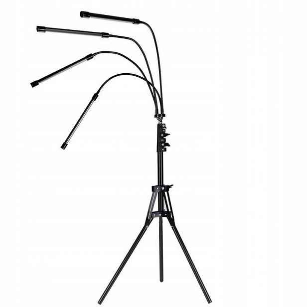 Gardlov 19388 Led Lampička pro pěstování rostlin se stativem, 80 Led, 4 pan