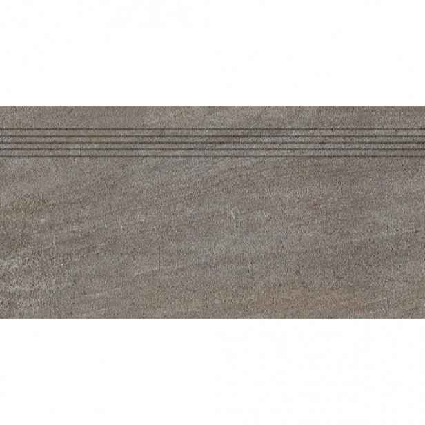 Schodovka Rako Quarzit hnědá 30x60 cm mat DCPSR736.1