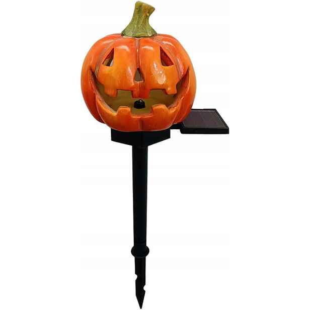 Solární Zahradní Lampa Halloweenská Dýně, Venkovní Dekorace