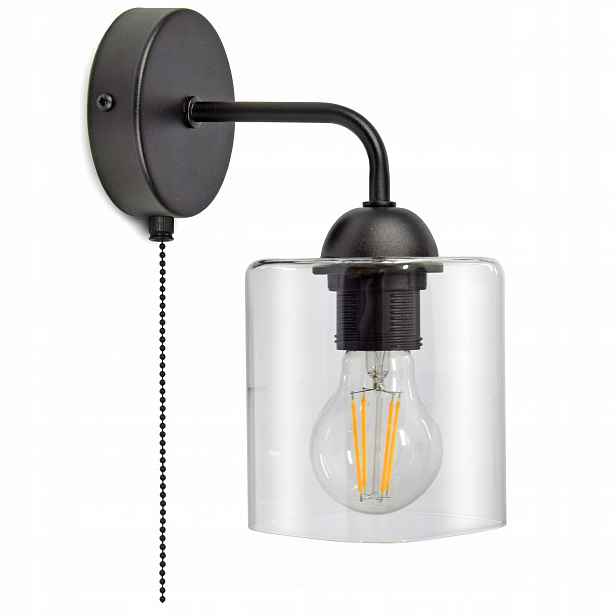 Nástěnné svítidlo Skleněná lampa Geometrické vzory