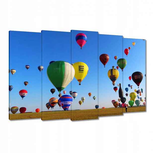 Obrazy 150x95 Balónový slet Balóny