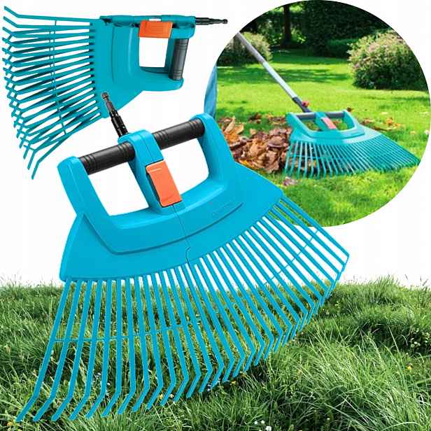 Skládací Hrábě XXL 77 CM Vario Combisystem Gardena 03107-20