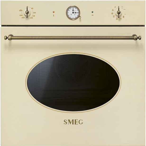 Smeg SMEG, vest. trouba SFP68C1T, ř.Coloniale, 60cm, objem 72 l, 9 funkcí, en.třída A, krémová SFP68C1TPO