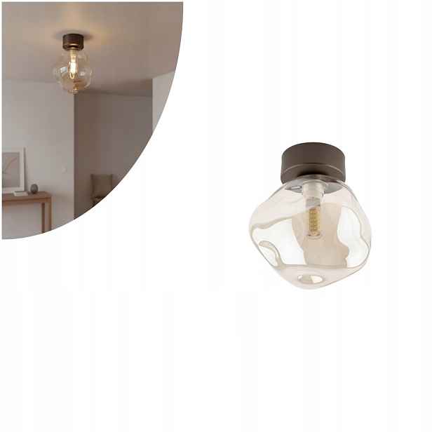 Stropní svítidlo hnědá Lava glamour do obývacího pokoje v kuchyni Tk Lighting