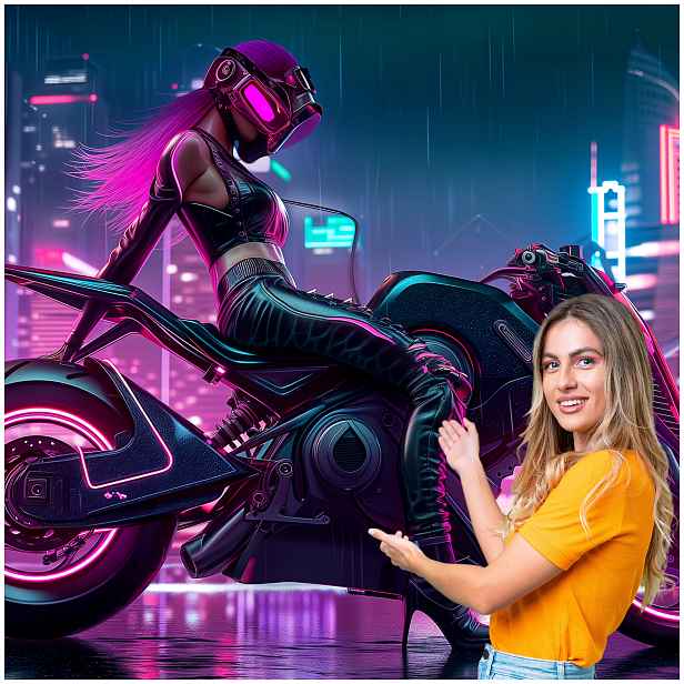 Fototapeta 3D Pro Mládež Auto Motocykl 392x280 DMSM47W
