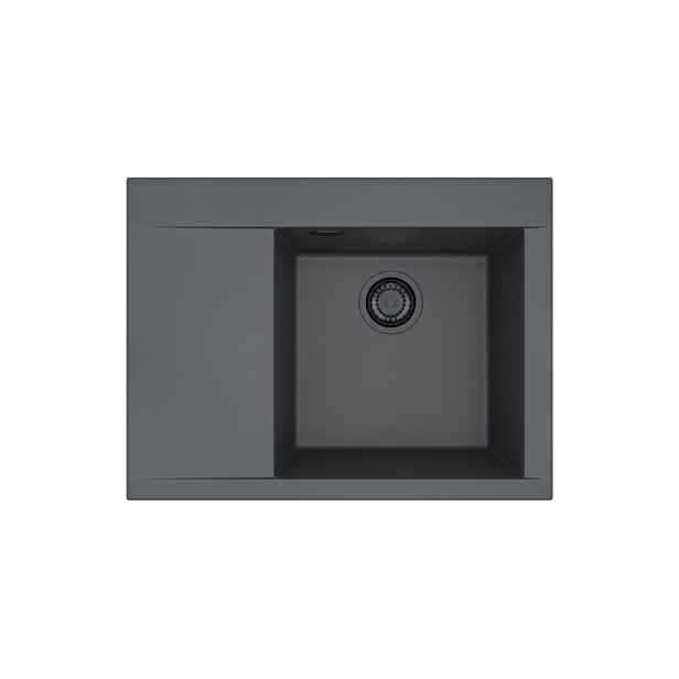 Alveus PURE-G 60 P černý A90 BLACK EDITION + jedn.sifon_algranit