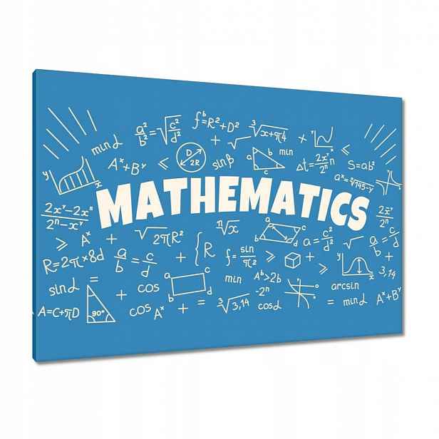 Obrazy 100x70 Matematika motiv do třídy