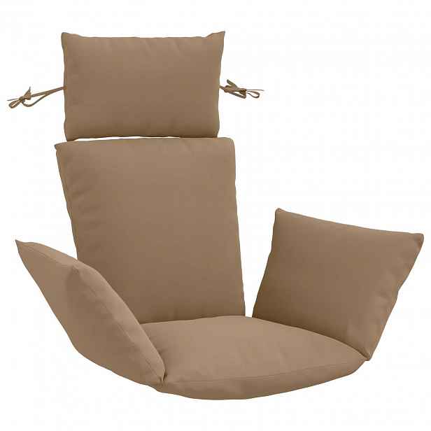 vidaXL Adirondack polštář PUTTEN 100% polyester Taupe 60 x 145 x 10 cm