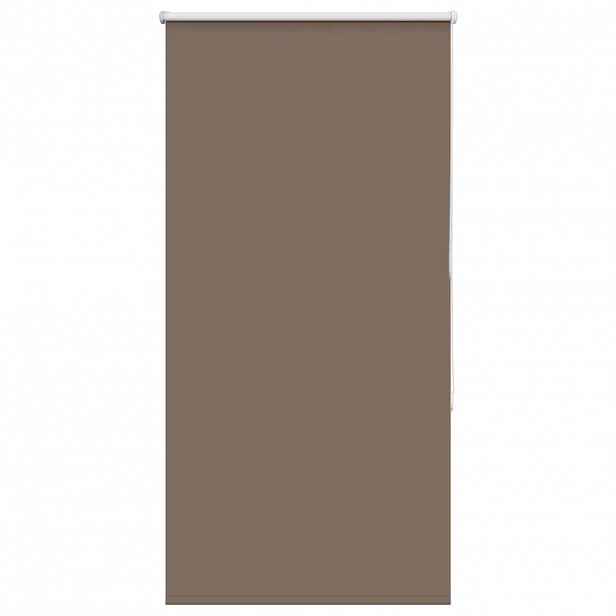 vidaXL Roleta zatemňovací Káva 85x130 cm Šířka látky 80,7 cm Polyester