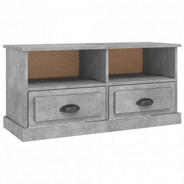 vidaXL TV skříňka betonově šedá 93 x 35,5 x 45 cm kompozitní dřevo