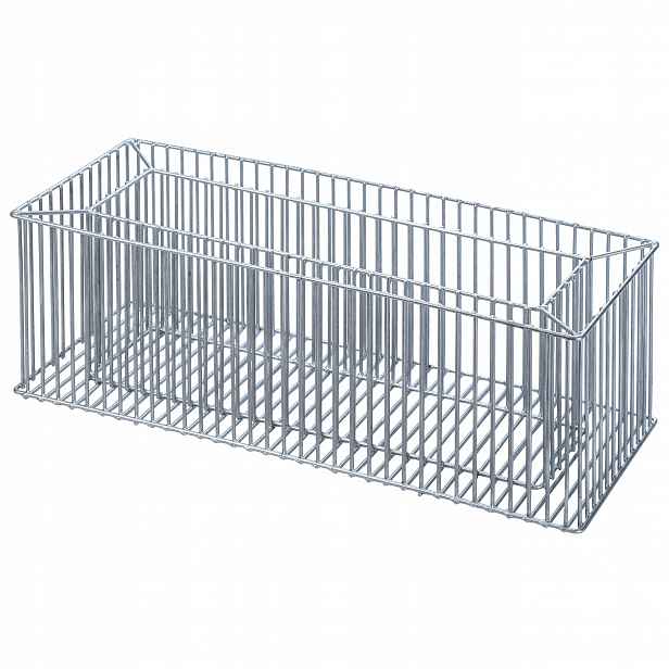Zahradní Gabionový Květináč Z Oceli 72 CM, Pozinkovaný, Pro Zahradu, Ocelový