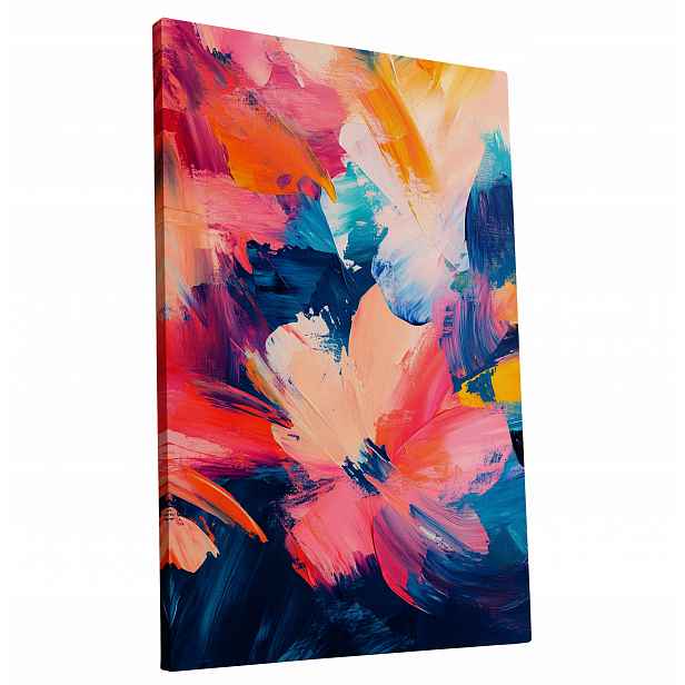 Obraz na plátně Barevný Abstraktní Světlý obraz do bytu, pokoje, obýváku 60x90
