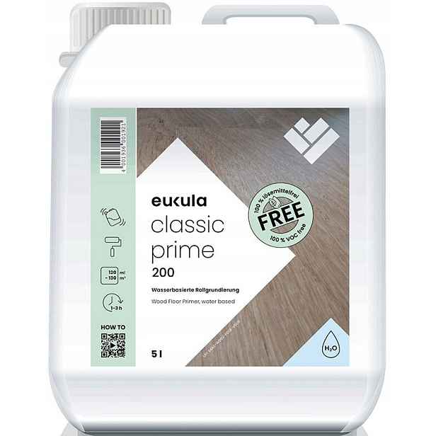 Eukula Classic Prime 200 5L podkladový lak na parkety a dřevo