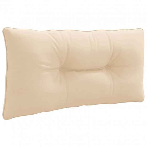 vidaXL Zádový polstr PUTTEN 100% polyester Krémová 70 x 40 x 10 cm