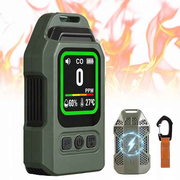 detektor oxidu uhelnatého a plynu s přenosným Led detektorem s magnetem