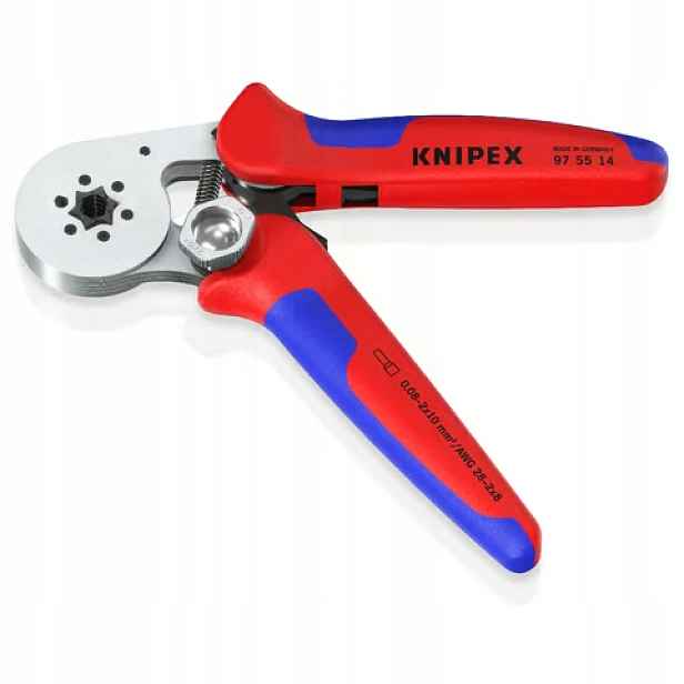 Kleště Na Krimpování Kabelových Dutinek 180 MM Knipex 975514