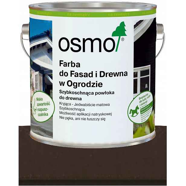 Osmo Barva pro fasády a dřevo v zahradě Čokoládová Hnědá 7817 0,75