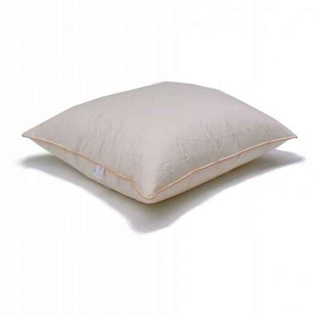 Polštář 100% Bavlna S Husím Peřím 70X80 Velká Na Spaní Ecru
