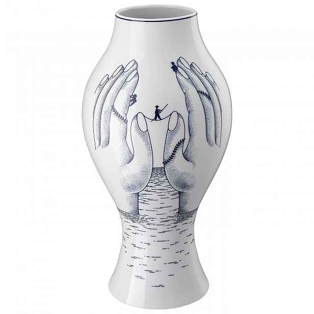Rosenthal Far, Far, Closer váza, výška 40 cm
