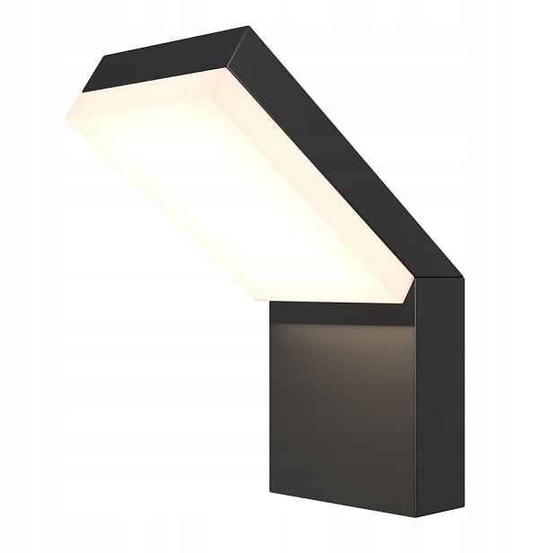 Venkovní nástěnná Led lampa černá s teplým světlem Maytoni
