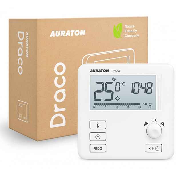 Drátový Regulátor Teploty Pokojový Termostat Auraton Draco