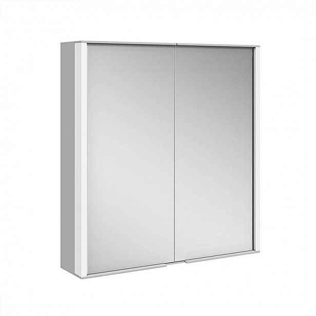 Keuco Royal Match - Zrcadlová skříňka s LED osvětlením, 65x70x16 cm, stříbrný elox 12801171311