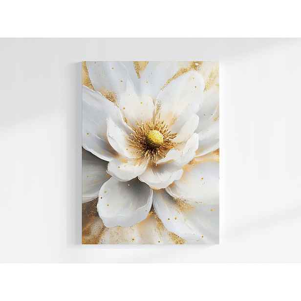 Obraz Na Plátně Canvas Příroda Bílý Květ Magnolie Glamour 60x80