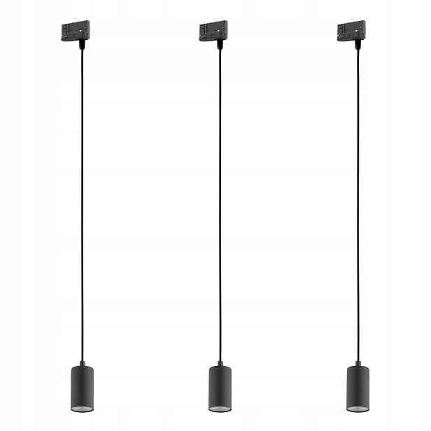 Tk Lighting Sada 3x 3-fázová závěsná kolejnicová lampa Tracer 3F 4844