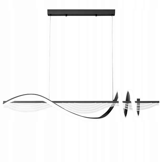 Toolight Toollight LHJ041-CP 100 cm Černá