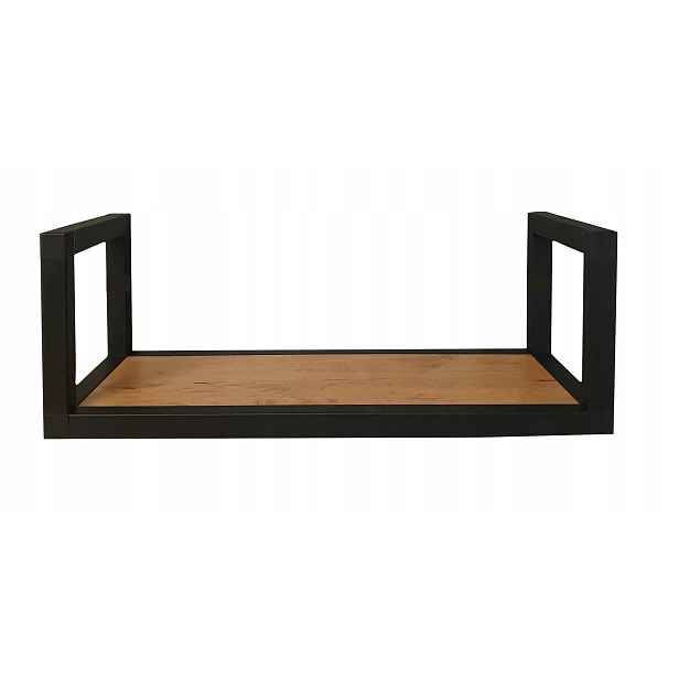 Závěsná Nástěnná Police Loft 70 cm Alu Dub Lancelot