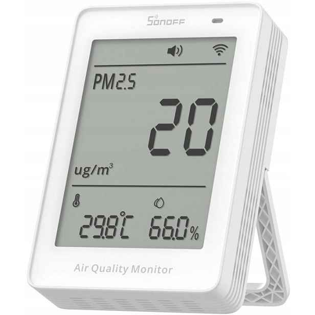 Měřič kvality vzduchu WiFi LCD Sonoff AirGuard PM2.5 SAWF-07P