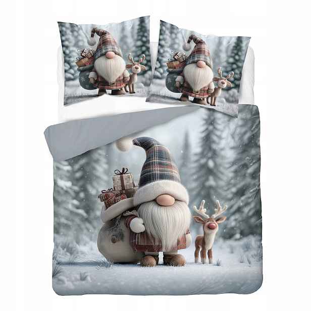 Povlečení 220x200 Vánoční skřítek Holland Merry Christmas