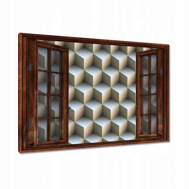 Obrazy 90x60 Kostky 3D