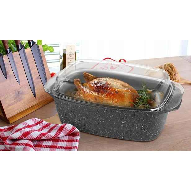 Pekáč se skleněným víkem Provence Gourmet 32x20cm