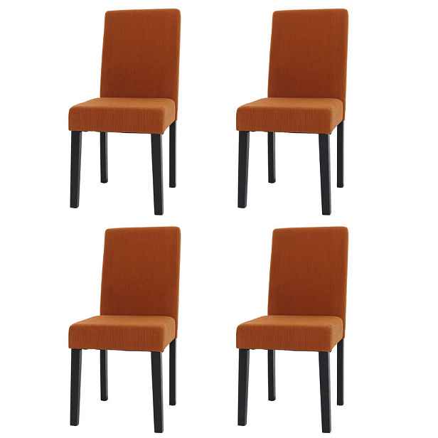 MCW JÍDELNÍ ŽIDLE Orange, sada 4 kusů
